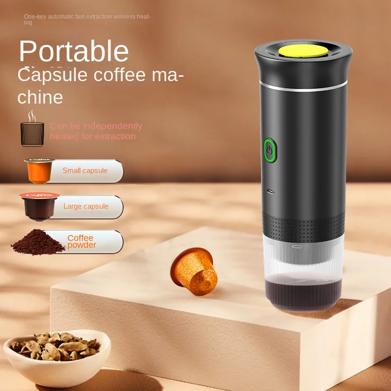 Portable Wireless Electric Espresso Coffee Machine For Travel &Car &Home Camping Coffee Maker 3-in-1 Capsule Powder Coffee Maker Portable Wireless Electric Espresso Coffee Machine For Travel &Car &Home Camping Coffee Maker 3-in-1 Capsule Powder Coffee Maker