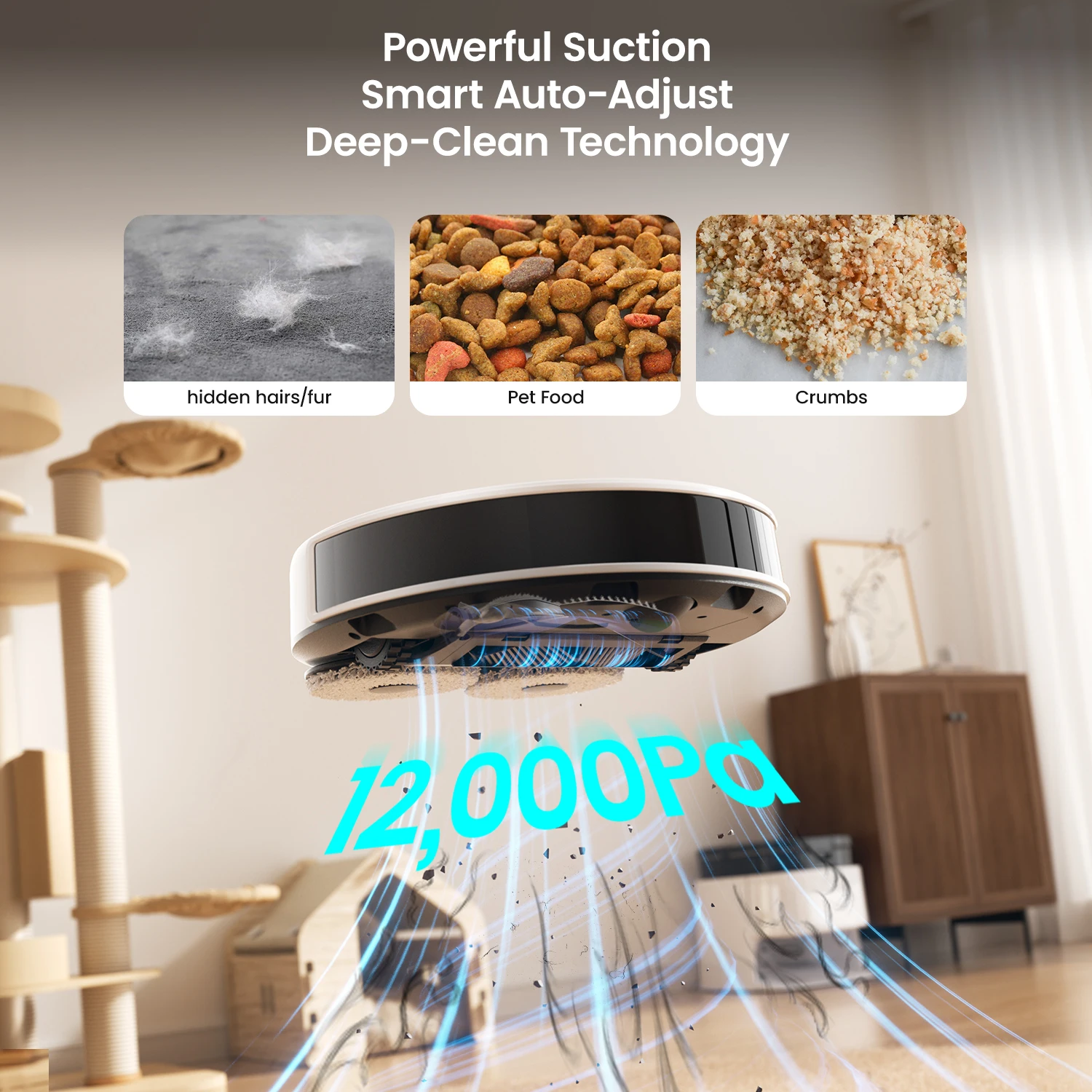 LEFANT M3 M3L Robot Vacuum Cleaner with Mapping, 12000Pa Suction, Emptying Station, Automatic Washing and Drying, DTOF Laser LEFANT M3 M3L Robot Vacuum Cleaner with Mapping, 12000Pa Suction, Emptying Station, Automatic Washing and Drying, DTOF Laser
